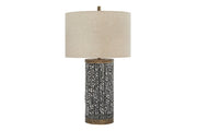 Dayo Gray/Gold Finish Table Lamp - Gate FurnitureTable Lamp
