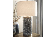 Dayo Gray/Gold Finish Table Lamp - Gate FurnitureTable Lamp