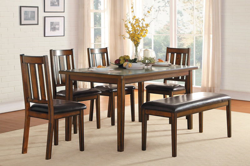 Delmar Burnished Brown 6 - Piece Dining Set - Gate FurnitureDining Room Set