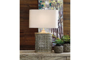Deondra Gray Table Lamp - Gate FurnitureTable Lamp