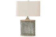 Deondra Gray Table Lamp - Gate FurnitureTable Lamp