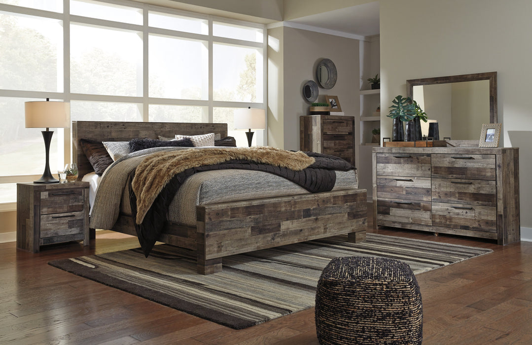 Derekson Gray Panel Bedroom Set | B200 - Gate Furniture