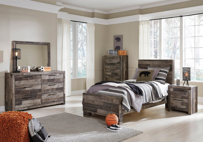 Derekson Multi Gray Panel Youth Bedroom Set - Gate FurnitureYouth Bedroom Set
