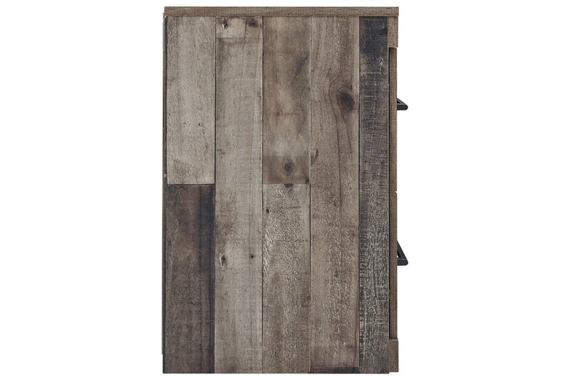 Derekson Multi Gray TV Stand with Electric Fireplace - Gate FurnitureTV Stand