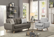 Deryn Gray Living Room Set - Gate FurnitureLiving Room Set