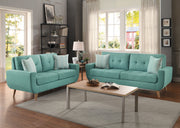 Deryn Teal Living Room Set - Gate FurnitureLiving Room Set