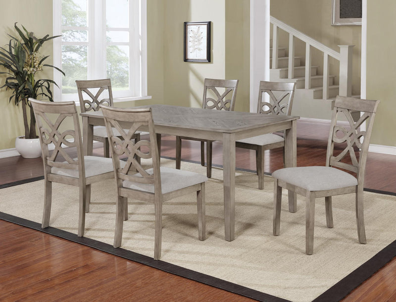 Deutzia 7Pc Dining Set(7In1) - Gate FurnitureDining Room Set