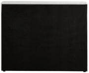 Devin Linen Textured Fabric Twin Bed Cream - Gate FurnitureTwin Bed