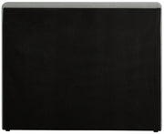 Devin Linen Textured Fabric Twin Bed Grey - Gate FurnitureTwin Bed