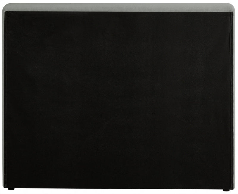 Devin Linen Textured Fabric Twin Bed Grey - Gate FurnitureTwin Bed