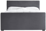 Dillard Velvet Full Bed Grey - DillardGrey-F