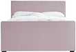 Dillard Velvet King Bed Pink - DillardPink-K