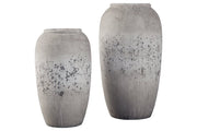 Dimitra Brown/Cream Vase (Set of 2) - Gate FurnitureVase