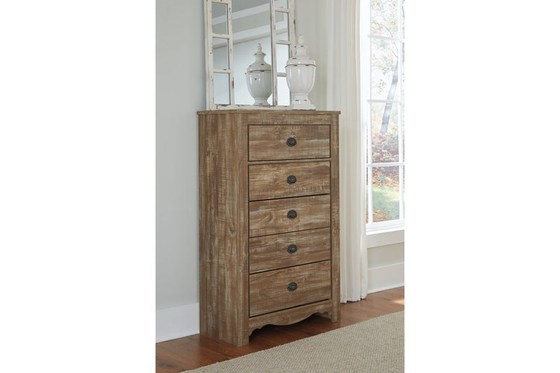 Divakar Antique White Accent Mirror - Gate FurnitureOther Products