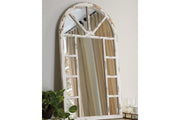 Divakar Antique White Accent Mirror - Gate FurnitureOther Products