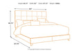 Dolante Gray King Upholstered Bed - B130-382 - Gate Furniture