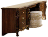 Donatello Vanity Dresser Set - Gate Furniture