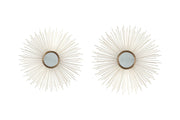 Doniel Antique Gold Finish Accent Mirror (Set of 2) - Gate FurnitureOther Products