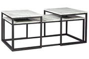 Donnesta Gray/Black Table (Set of 3) - Gate FurnitureOccasional Table Set