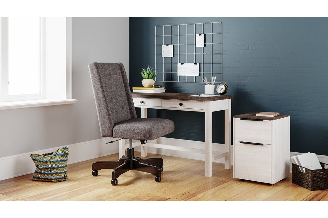 Dorrinson Two-tone 47" Home Office Desk - H287-14 - Gate Furniture