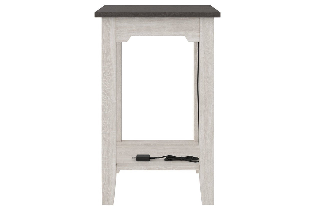 Dorrinson Two-tone Chairside End Table - T287-7 - Gate Furniture