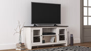 Dorrinson Two - tone Large TV Stand w/Fireplace Option - Gate FurnitureTV Stand