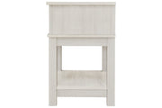 Dorrinson White Nightstand - Gate FurnitureNightstand