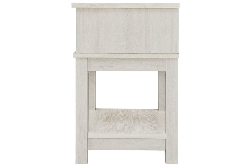 Dorrinson White Nightstand - Gate FurnitureNightstand