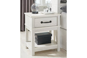 Dorrinson White Nightstand - Gate FurnitureNightstand
