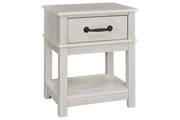 Dorrinson White Nightstand - Gate FurnitureNightstand