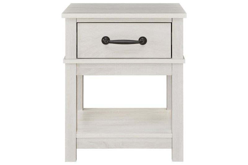 Dorrinson White Nightstand - Gate FurnitureNightstand