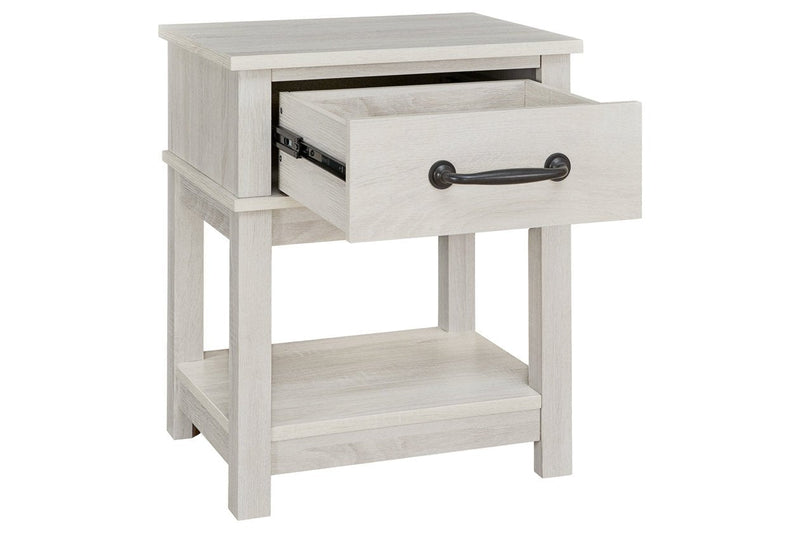 Dorrinson White Nightstand - Gate FurnitureNightstand
