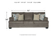 Dorsten Slate Queen Sofa Sleeper - 7720439 - Gate Furniture