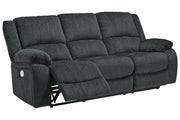 Draycoll Slate Power Reclining Sofa - Gate FurniturePower Reclining Sofa