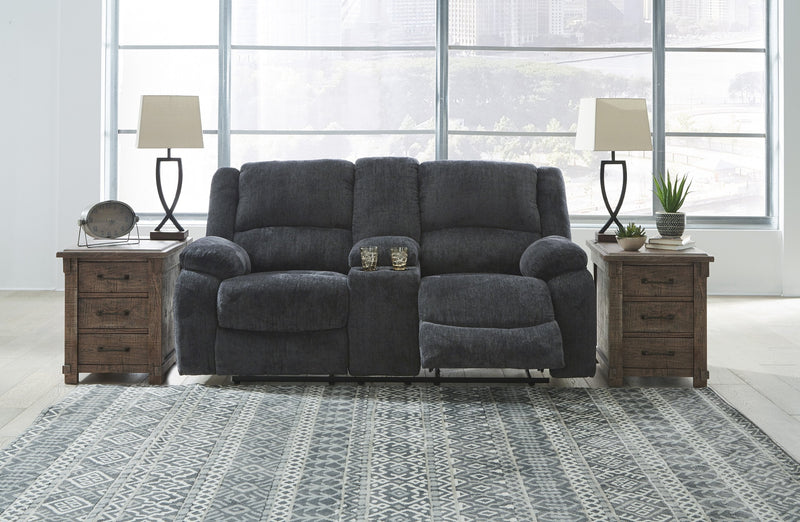 Draycoll Slate Reclining Living Room Set - Gate FurnitureLiving Room Set