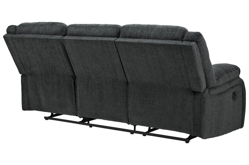 Draycoll Slate Reclining Sofa - Gate FurnitureReclining Sofa