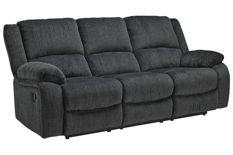 Draycoll Slate Reclining Sofa - Gate FurnitureReclining Sofa