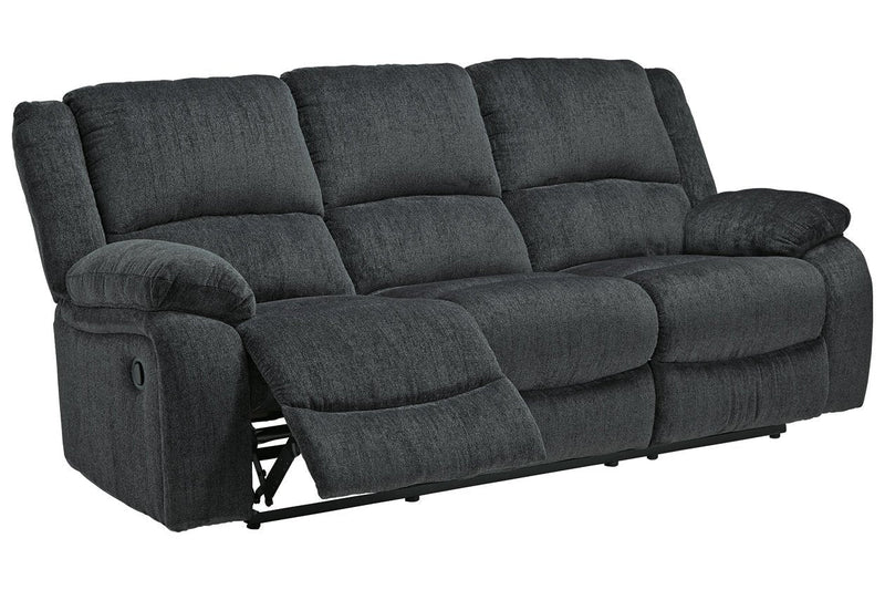 Draycoll Slate Reclining Sofa - Gate FurnitureReclining Sofa