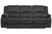 Draycoll Slate Reclining Sofa - Gate FurnitureReclining Sofa