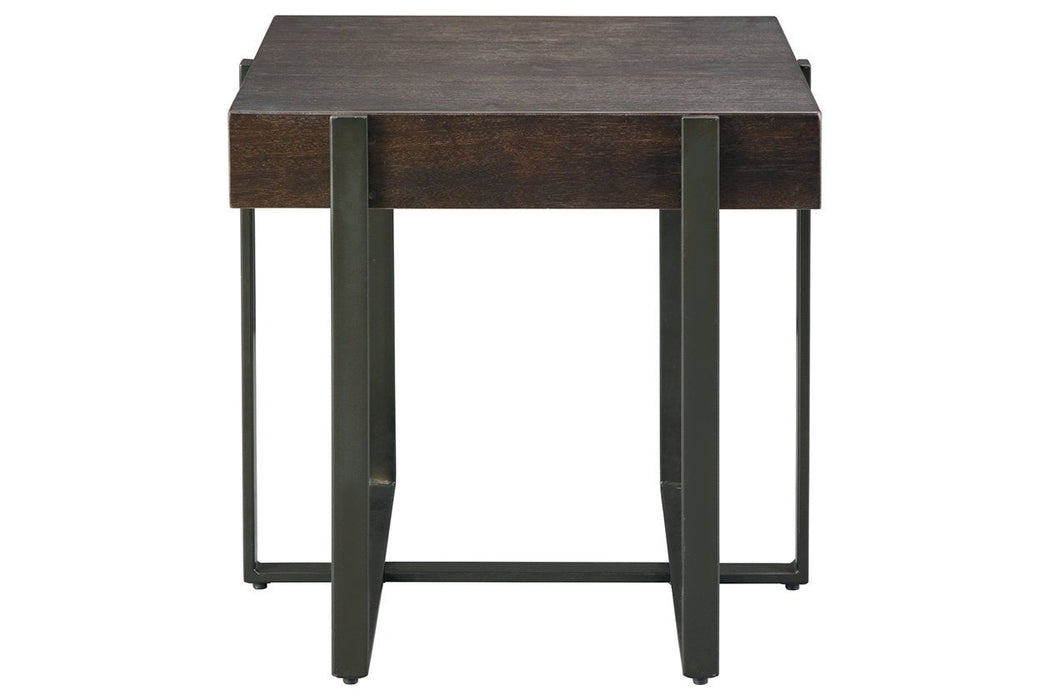 Drewing Light Brown End Table - T321-2 - Gate Furniture