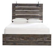 Drystan Brown Queen Panel Bed - Gate FurnitureQueen Bed