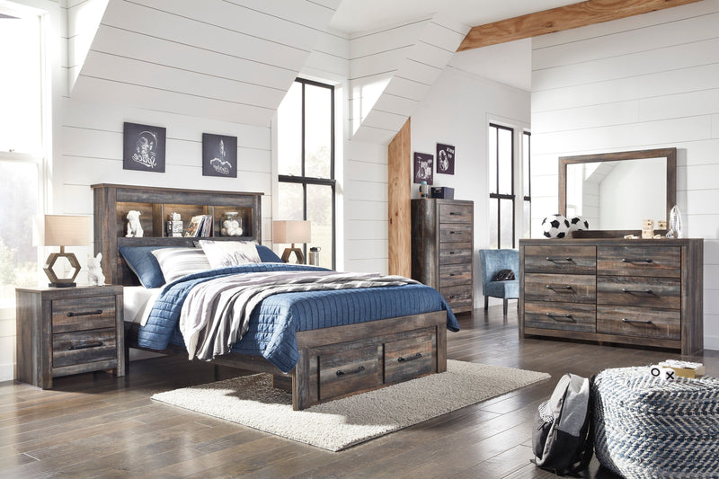 Drystan Multi Bookcase Footboard Storage Youth Bedroom Set - Gate FurnitureYouth Bedroom Set