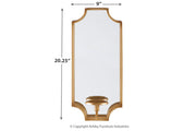 Dumi Gold Finish Wall Sconce - Gate FurnitureSconce