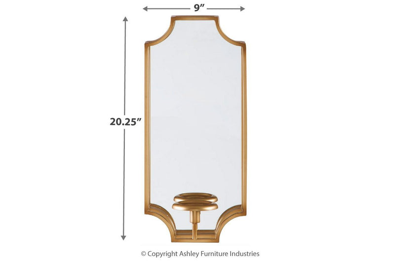 Dumi Gold Finish Wall Sconce - Gate FurnitureSconce