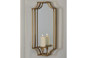 Dumi Gold Finish Wall Sconce - Gate FurnitureSconce