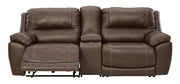 Dunleith Chocolate Power Recliner Loveseat - Gate FurnitureReclining Loveseat