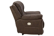 Dunleith Chocolate Power Recliner - Gate FurniturePower Recliner