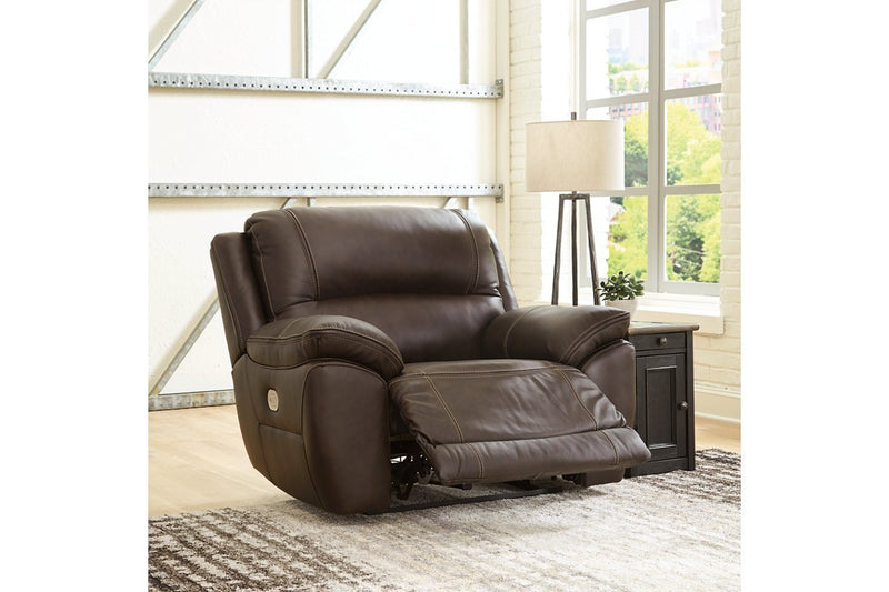 Dunleith Chocolate Power Recliner - Gate FurniturePower Recliner