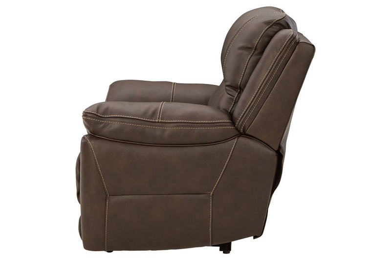 Dunleith Chocolate Power Recliner - Gate FurniturePower Recliner