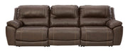 Dunleith Chocolate Power Recliner Sofa - Gate FurnitureReclining Sofa